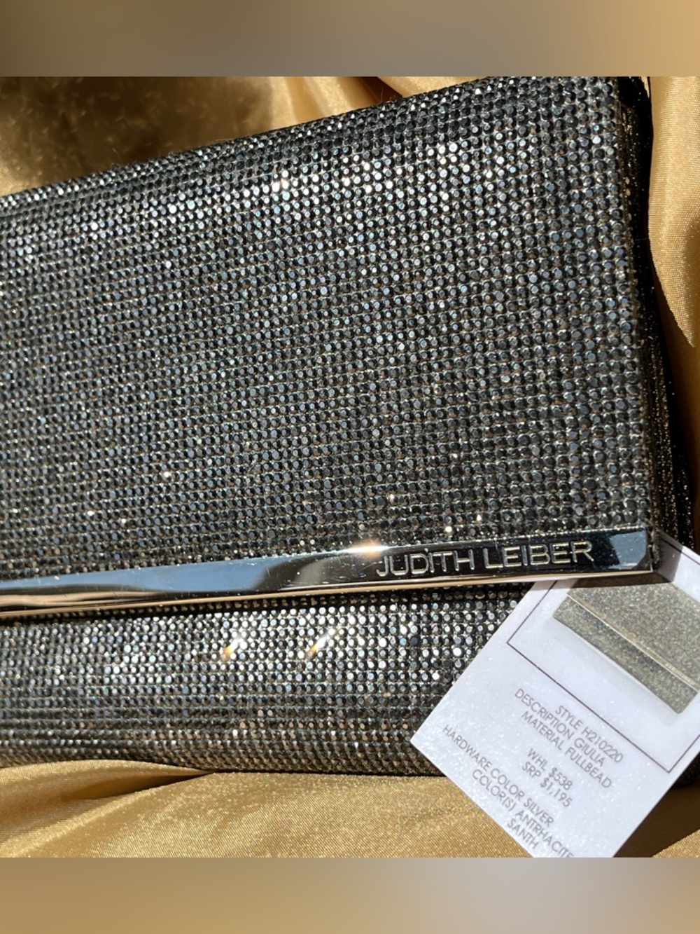 Judith Leiber Couture Vintage Manhattan Fizzoni bag, NWT
